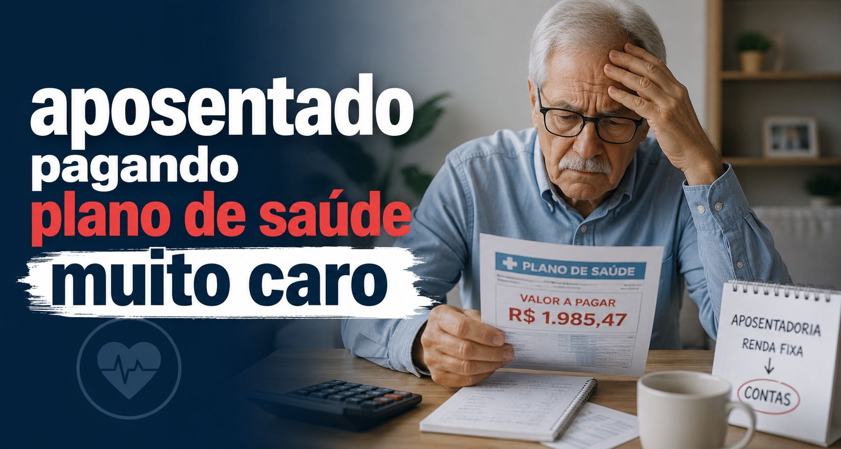 Aposentado Pagando Plano de Saúde Muito Caro