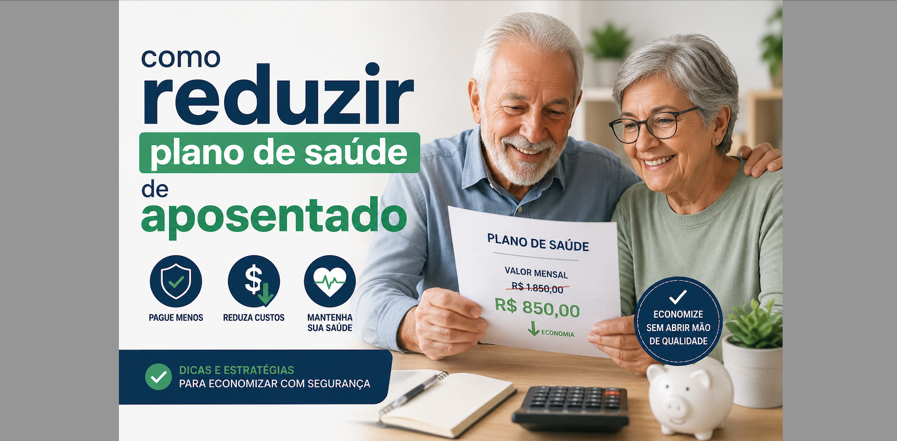 como reduzir plano de saude de aposentado